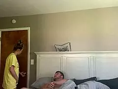 Blonde MILF Rides Neighbor Hard