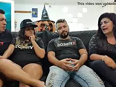 Curious chat with milf Taissa Winkler and dancer Leo Fernandezxxx