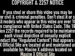 Maxine X says, Watch me take care of both my fuck cavities.