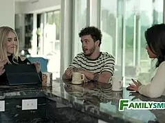 hey, my stepmom’s helping me film a steamy video with my girlfriend pov