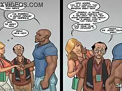 doctor fondles bbc player in crowded elevator.