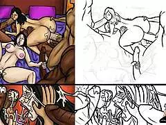 latina step mom and daughter get gangbanged by bbc.