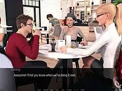 Jessica Oneil's HARD NEWS: Blonde MILF in See-Through Lingerie and Stockings