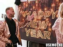 new year brings new friend riley jean with graycee baybee, cece mecta, calvin hardy, jimmy collins in pov blowjob reality.