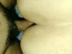 mature neighbor bends over in homemade video