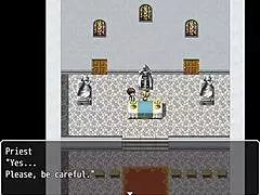 Hero fucks milf and daughter simultaneously in Geezer Hero RPG part 5