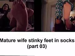 Mature Wife Licks Sexy Feet