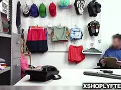 Security guard fucks Adira Allure's sweet mouth and coochie?