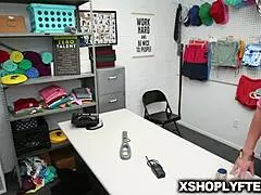 Security guard fucks Adira Allure's sweet mouth and coochie?