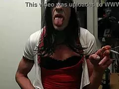 Put it in, that transsexual milf is ready