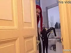 German Scout - Redhead Pale Milf Mina Knight Seduced for Hardcore Casting Fuck in Berlin