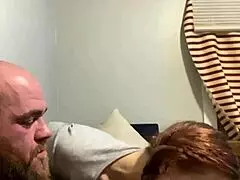 Small-boobed MILF gets a blow