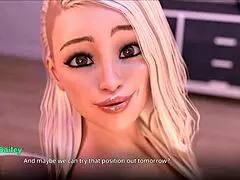 sexy petite 18+ blonde pops in naked for game