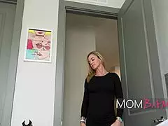 Blonde Milf Lights Up Seeing Big Thick Dick
