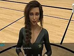 Zoe teases in college setting with blonde amateurs