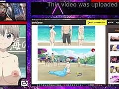 Bald Pussy Ass Uzaki-Chan Is Officially Showing Her Thick Mommy Breasts!