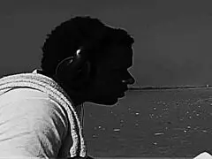 Naked milf blows and cums in garage hardcore scene