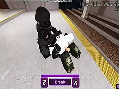 Momen Gangbang Whoreblox Games: Genjot Gila Sampai Muncrat Sperma