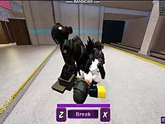 Whoreblox Game's Gangbang Moment: Intense Banging Leading To Cumshot