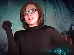 when you give a demon head in halloween costume