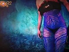 when you give a demon head in halloween costume