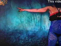 when you give a demon head in halloween costume