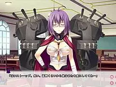 Pretty girl with big boobs experiences funny moment and battle in her love time