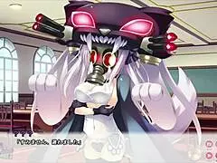 Pretty girl with big boobs experiences funny moment and battle in her love time