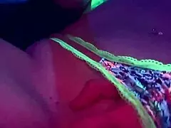 Sexy POV with Nikki Lixxx and her monster cock.