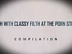 Classy filth unleashes intense hardcore action behind the scenes