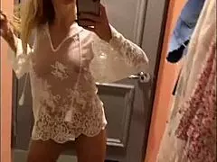 Sexy MILF Flashes Panties in Paris with Monster Cock