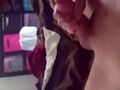 slut sucks monster cock before boyfriend arrives