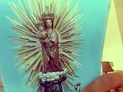 Blasphemous Italian Girl's Outrageous Dirty Talk Shocks in Naked Asshole Play