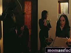 Watch This Glamorous Milf Take The Grim Reaper's Huge Cock In Her Ass!