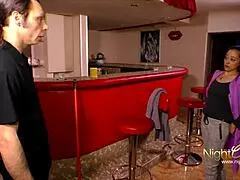 Nightclub cleaner gets down with the boss in hardcore action