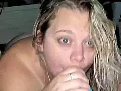 Blonde MILF Deepthroat Creampie