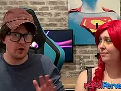 In This Uk Audition, The Nerdy Milf Devon Breeze Is Sucking A Monster Cock Deepthroat Style, And It's Quite The Scene.