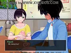 playing hs tutor part 10 with a hot blonde milf kissing in bra