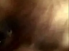 amoul solo t slut gets doggy style in satin lingerie