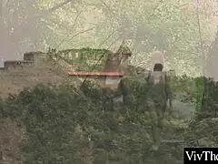 Tattooed Lesbian Enjoys Brunette's Body Before Fingering