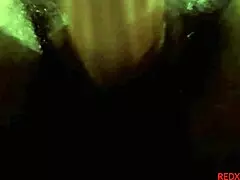 town girl gets drilled by 2 men in rough session