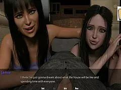 Big tits milf gets hardcore sex with teen in homemade anime scene