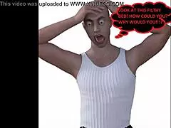 3D Cuckold and Foot Fetish Comic Part 2 with Cheating Milf Humiliation