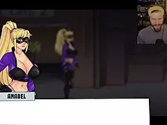 The darkest moments of this super heroine the lewd knight