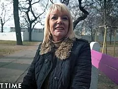 Big-Titted Gilf Craves Lucky Stud’s Hard Cock