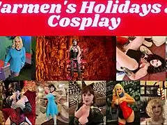 Granny Harley Quinn Performs Solo Blowjob!