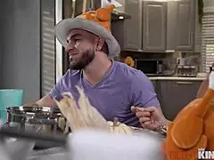 Milf Armani Black's Thanksgiving Fuck Session Surprises