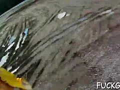 sweetheart, you getting spoiled with ball licking and fucking on spy cam?