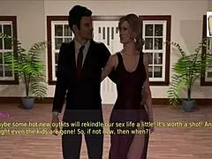 Wife and Stepmother Fuck in Lingerie