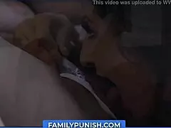 Lesbo milf tempts her curious daughter-in-law into forbidden kisses